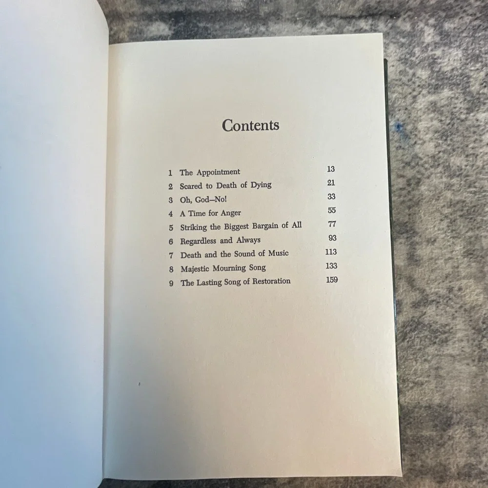 Mourning Song Joyce‎ Landorf Hardcover Christian Grief & Loss Support Book DJ